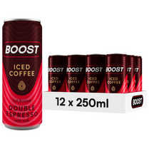 Boost Iced Double Espresso Coffee (250ml x12)