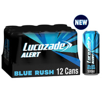 Lucozade Alert Energy Drink Blue Rush PMP £1 (500ml × 12)