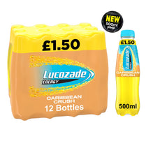 Lucozade Energy Drink Caribbean Crush PMP £1.50 (500ml ×12)